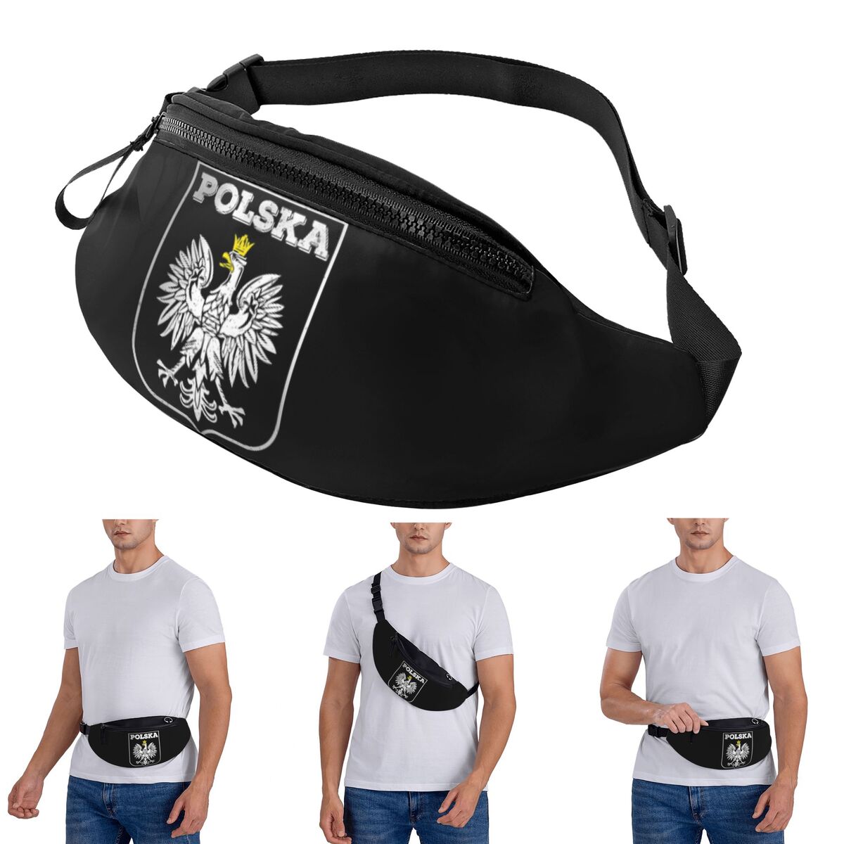 Running Gear Logos - Sac de taille à bandoulière avec
